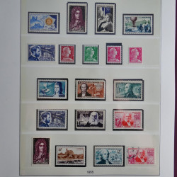 Collection timbres de France neufs** 1940-1955 en album Lindner.