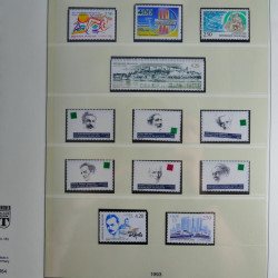 Collection timbres de France neufs** 1993-1996 en album Lindner.