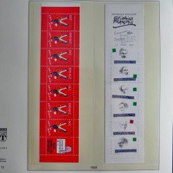 Collection timbres de France neufs** 1993-1996 en album Lindner.