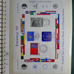 Collection timbres de France neufs** 1993-1996 en album Lindner.