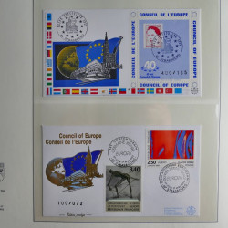 Collection timbres de France neufs** 1993-1996 en album Lindner.
