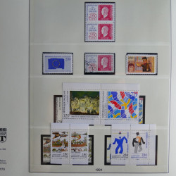 Collection timbres de France neufs** 1993-1996 en album Lindner.