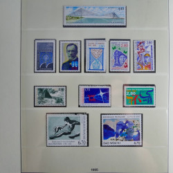 Collection timbres de France neufs** 1993-1996 en album Lindner.