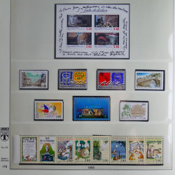 Collection timbres de France neufs** 1993-1996 en album Lindner.