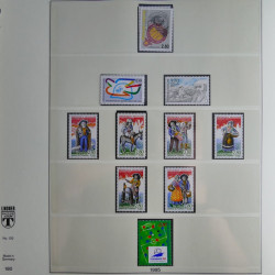 Collection timbres de France neufs** 1993-1996 en album Lindner.