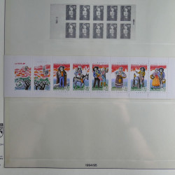 Collection timbres de France neufs** 1993-1996 en album Lindner.