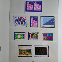 Collection timbres de France neufs** 1993-1996 en album Lindner.
