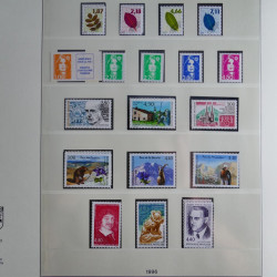 Collection timbres de France neufs** 1993-1996 en album Lindner.
