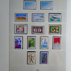 Collection timbres de France neufs** 1993-1996 en album Lindner.