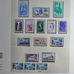 Collection timbres de France neufs** 1970-1979 en album Lindner.