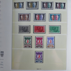 Collection timbres de France neufs** 1970-1979 en album Lindner.