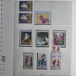 Collection timbres de France neufs** 1970-1979 en album Lindner.