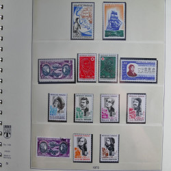 Collection timbres de France neufs** 1970-1979 en album Lindner.
