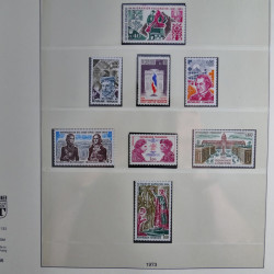 Collection timbres de France neufs** 1970-1979 en album Lindner.