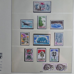 Collection timbres de France neufs** 1970-1979 en album Lindner.