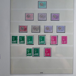 Collection timbres de France neufs** 1970-1979 en album Lindner.