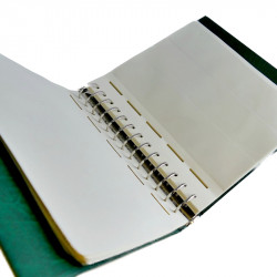 Album à 13 anneaux Leuchtturm garni de 37 pages pour carnets, blocs.