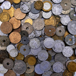 Monnaies anciennes Françaises - paquet 1 kilo.