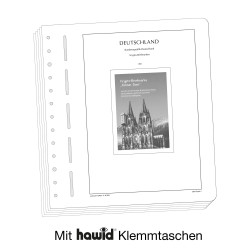 Feuilles préimprimées Leuchtturm Allemagne Crypto timbres 2024.