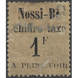 Nossi-Bé timbre taxe N°6b oblitéré, R.