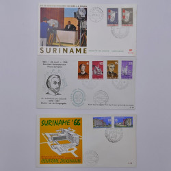 Lot de timbres et commémoratifs Antilles néerlandaises neufs et oblitérés.