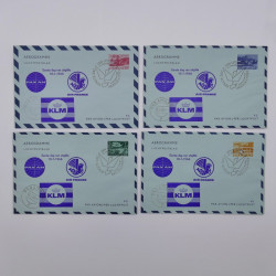 Lot de timbres et commémoratifs Antilles néerlandaises neufs et oblitérés.