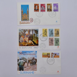 Lot de timbres et commémoratifs Antilles néerlandaises neufs et oblitérés.