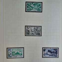Collection timbres d'Océanie Française 1893-1942 en album.