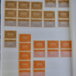 Vrac philatélique de timbres du monde en un carton.