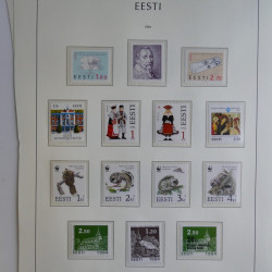 Vrac philatélique de timbres du monde en un carton.