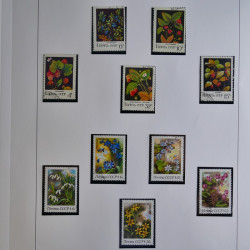 Vrac philatélique de timbres du monde en un carton.