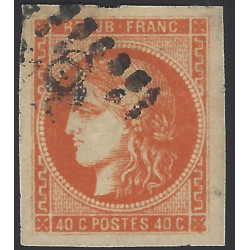 Bordeaux timbre de France N°48a oblitéré.
