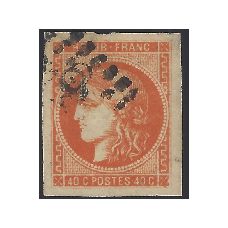 Bordeaux timbre de France N°48a oblitéré.