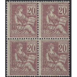 Mouchon timbre de France N°113 bloc de 4 neuf**.