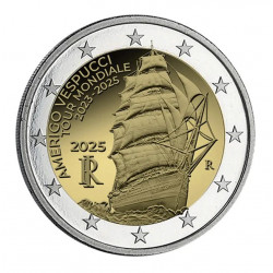 2 euros commémorative Italie 2025 - Amerigo Vespucci.