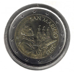 2 euros officielle Saint Marin 2025 UNC.