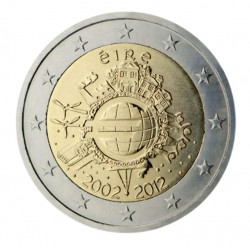 2 euros commémorative Irlande 2012 - 10 ans de l'Euro.
