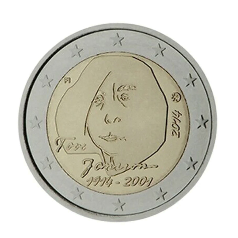 2 euros commémorative Finlande 2014 - Tove Jansson.