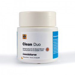 Bain-nettoyant pour monnaies euro 200 ml.