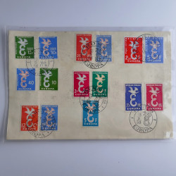 Lot de 250 enveloppes premier jour d'émission Europa 1957-1976 en une boite.