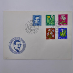 Lot de 300 enveloppes premier jour d'émission de Suisse 1960-1999 en boite.