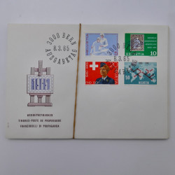 Lot de 300 enveloppes premier jour d'émission de Suisse 1960-1999 en boite.