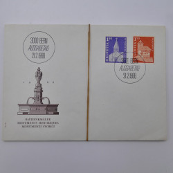 Lot de 300 enveloppes premier jour d'émission de Suisse 1960-1999 en boite.