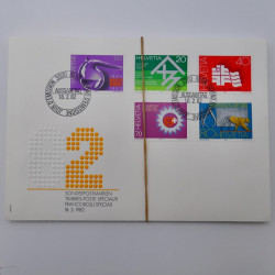 Lot de 300 enveloppes premier jour d'émission de Suisse 1960-1999 en boite.