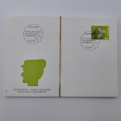 Lot de 300 enveloppes premier jour d'émission de Suisse 1960-1999 en boite.
