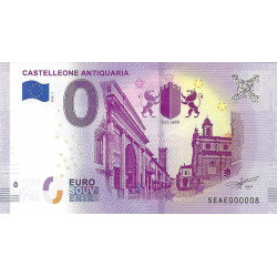 Billet Euro souvenir Castelleone Antiquaria 2018.