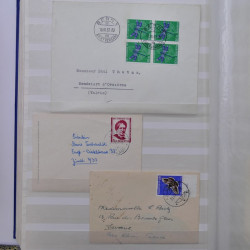 Collection spécialisée timbres de Suisse Pro Juventute 1913-1960 sur enveloppe.