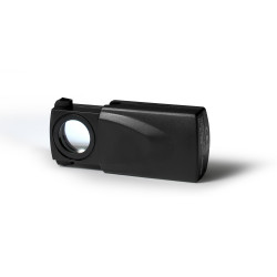 Loupe de poche lumineuse LED grossissement 20 x.