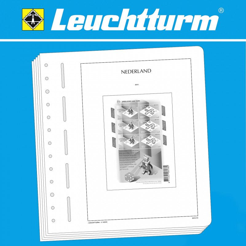 Leuchtturm feuilles complémentaires SF Pays-Bas mini feuilles 2024.