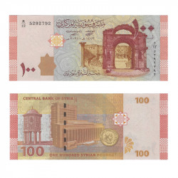 Syrie billet de banque 100 pounds neuf - Ancienne monnaie.